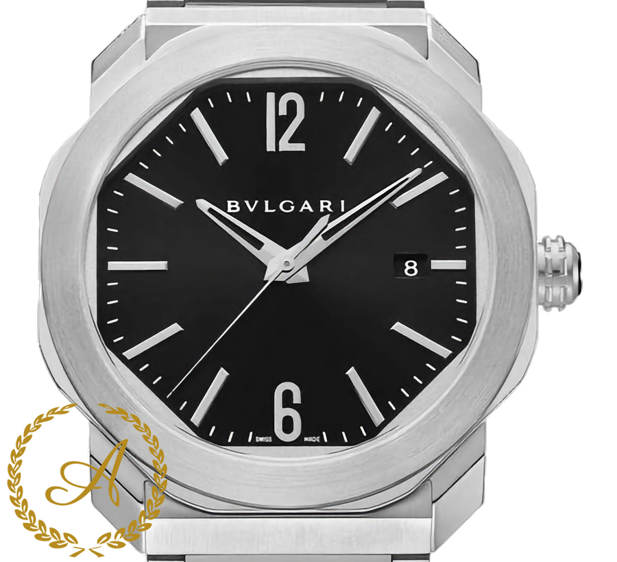Bvlgari Octo Black Dial 40 mm - Швейцарские часы Bvlgari Octo Black Dial 40 mm