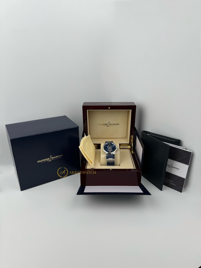 Ulysse Nardin Maxi Marine Chronometer Blue Dial 41 mm 263-66 - Швейцарские часы Ulysse Nardin Maxi Marine Chronometer Blue Dial 41 mm 263-66
