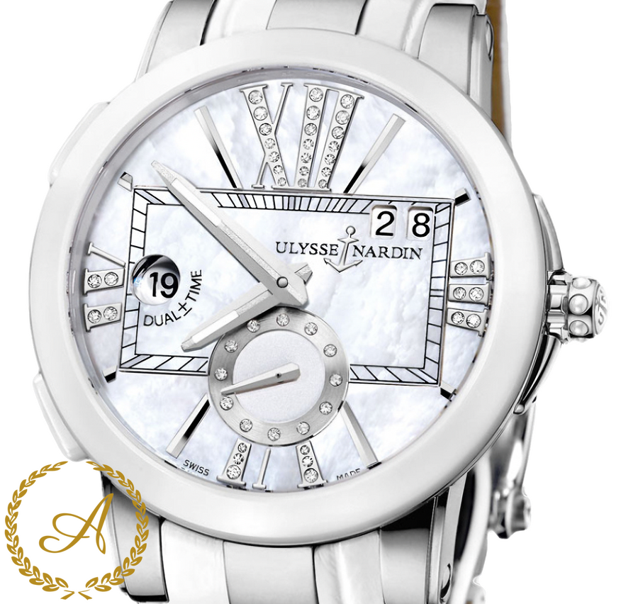 Ulysse Nardin Executive Dual Time Lady Pearl 40 mm 243-10