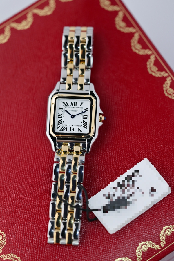 Cartier Panthere De Cartier Stainless Steel/Yellow Gold Medium 27 x 37 mm W2PN0019