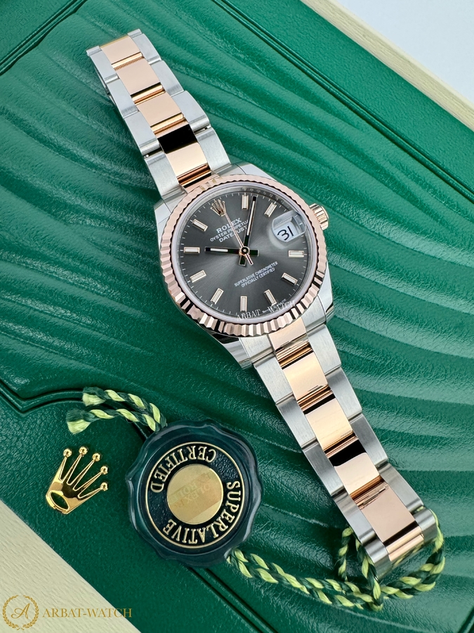 Rolex Datejust 31 mm Bicolor Everose Dark Grey Dial 278271