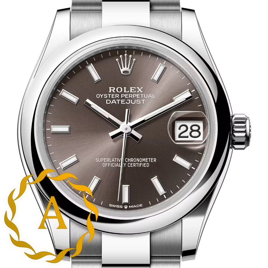 Rolex Datejust 31 mm Oystersteel Dark Grey Dial 278240