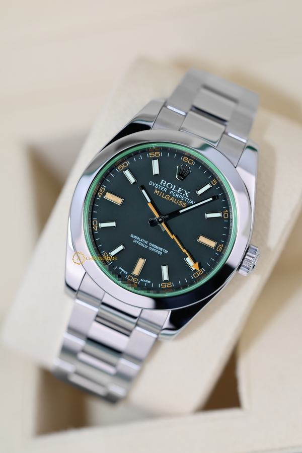 Rolex Milgauss 40 mm Oystersteel Black Dial 116400GV