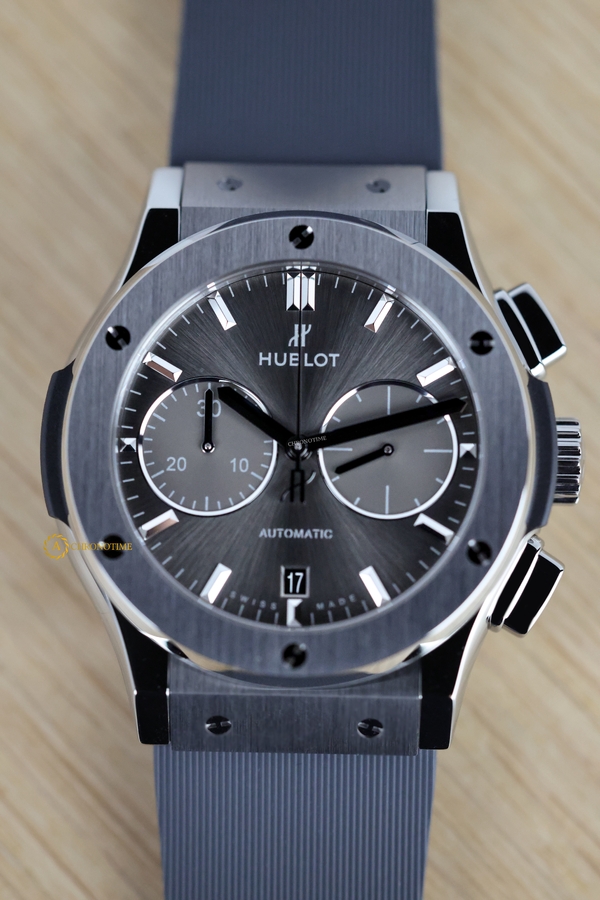 Hublot Classic Fusion Chronograph Titanium Racing Grey 45 mm 521.NX.7071.RX - Швейцарские часы Hublot Classic Fusion Chronograph Titanium Racing Grey 45 mm 521.NX.7071.RX