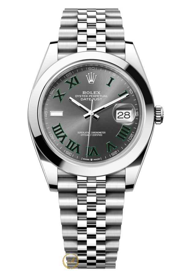 Rolex Datejust «Wimbledon» 41 mm Oystersteel Slate Dial 126300 Jubilee - Швейцарские часы Rolex Datejust «Wimbledon» 41 mm Oystersteel Slate Dial 126300 Jubilee