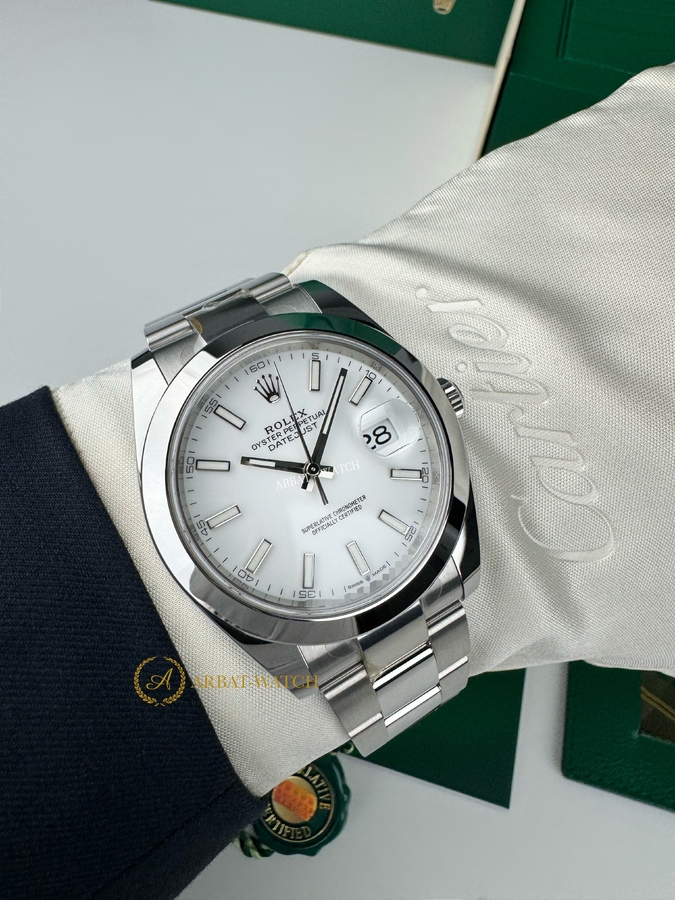 Rolex Datejust 41 mm 126300 White Dial