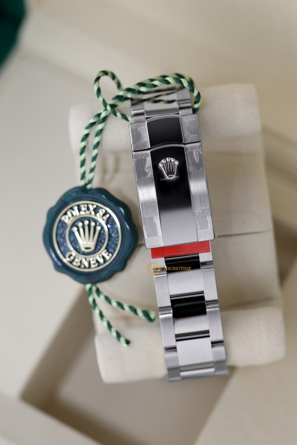Rolex Datejust 41 mm White Rolesor Green Ombre Dial 126334 