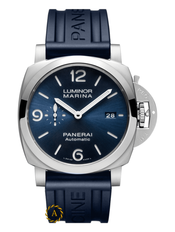 Panerai Luminor Marina 44 mm Stainless Steel Blue Dial PAM01313 - Швейцарские часы Panerai Luminor Marina 44 mm Stainless Steel Blue Dial PAM01313