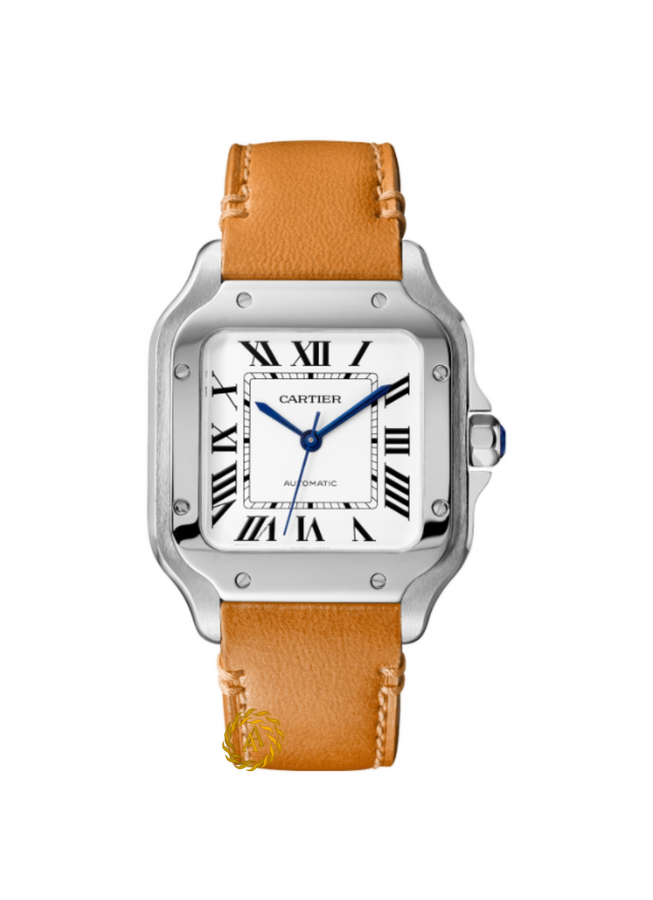 Cartier Santos De Cartier Medium Automatic Silver Opal Dial 41,9 x 35,1 mm WSSA0029
