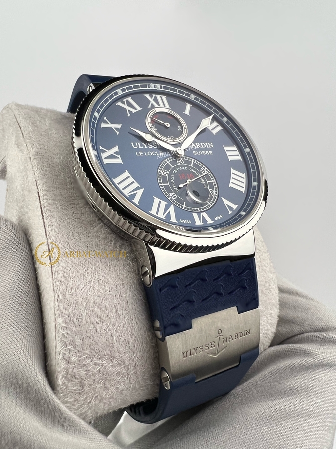 Ulysse Nardin Maxi Marine Chronometer Blue Dial 43 mm 263-67
