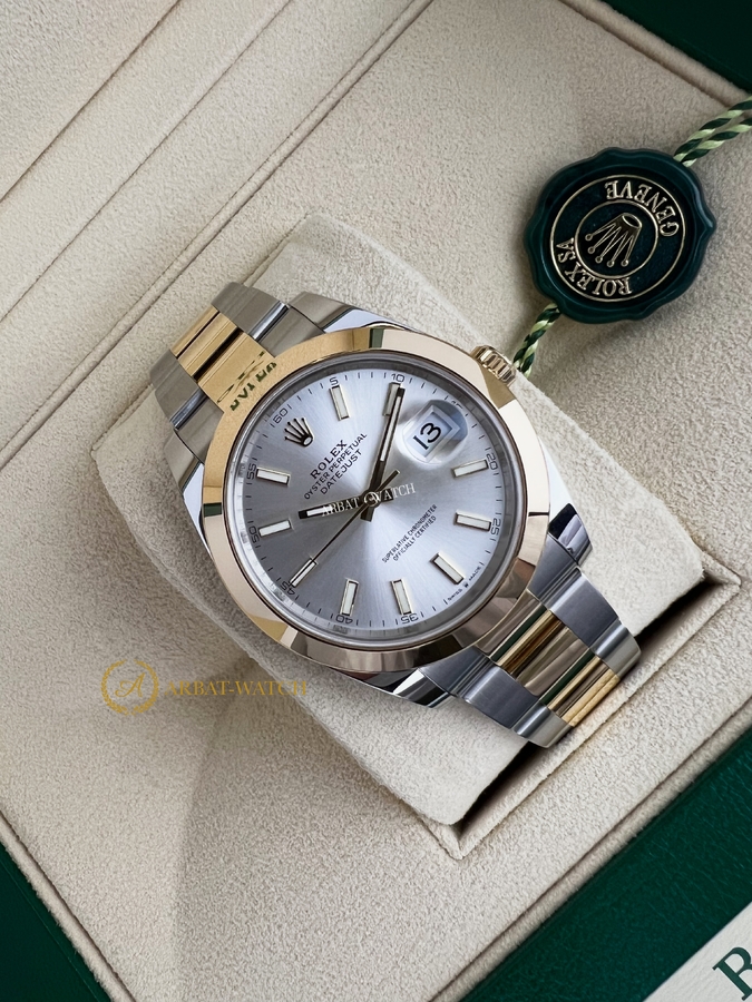 Rolex Datejust Silver Dial Bicolor 41 mm 126303 - Швейцарские часы Rolex Datejust Silver Dial Bicolor 41 mm 126303