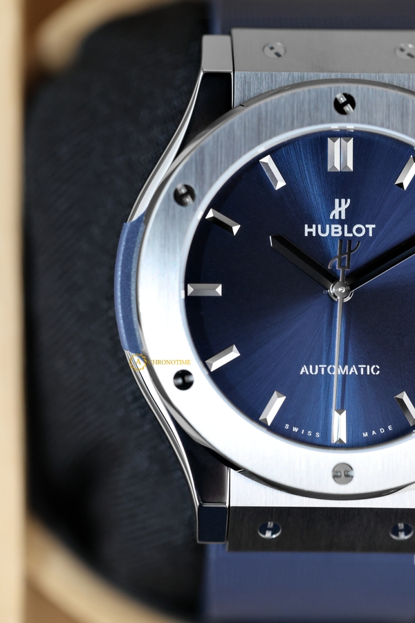 Hublot Classic Fusion Titanium Blue Dial 45 mm 511.NX.7170.RX