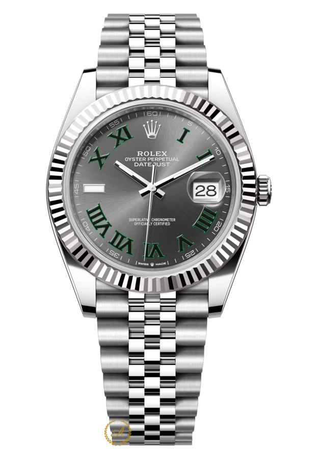 Rolex Datejust 41 mm 126334 Wimbledon White Rolesor Jubilee