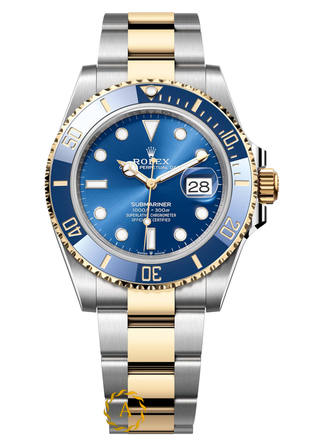 Rolex Submariner Date 41 мм Yellow Rolesor Royal Blue Dial 126613LB