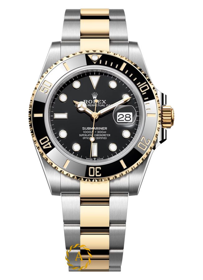 Rolex Submariner Date 41 Yellow Rolesor Black Dial 126613LN - Швейцарские часы Rolex Submariner Date 41 Yellow Rolesor Black Dial 126613LN