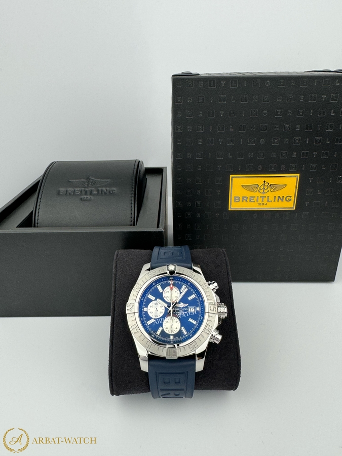 Breitling Super Avenger II Chronograph Blue Dial 48 mm - Швейцарские часы Breitling Super Avenger II Chronograph Blue Dial 48 mm