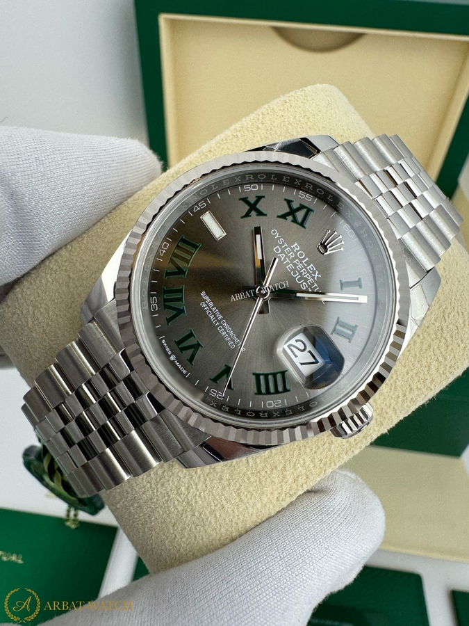 Rolex Datejust 36 mm 126234 Wimbledon Rolesor Jubilee - Швейцарские часы Rolex Datejust 36 mm 126234 Wimbledon Rolesor Jubilee