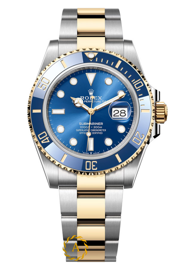 Rolex Submariner Date 41 mm Yellow Rolesor Royal Blue Dial 126613LB - Швейцарские часы Rolex Submariner Date 41 mm Yellow Rolesor Royal Blue Dial 126613LB