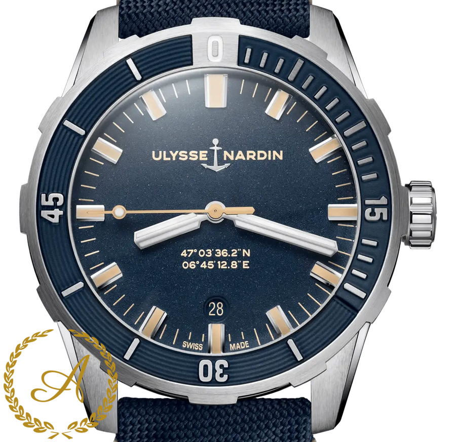 Часы Ulysse Nardin Marine Diver Blue Dial 42 мм 8163-175/93 - Швейцарские часы Часы Ulysse Nardin Marine Diver Blue Dial 42 мм 8163-175/93