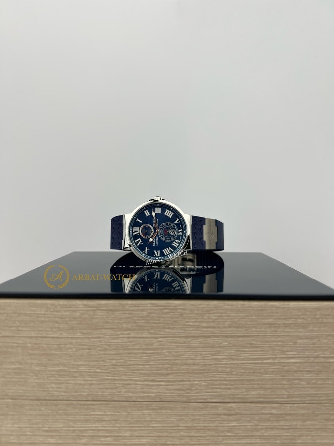 Ulysse Nardin Maxi Marine Chronometer Blue Dial 43 mm 263-67