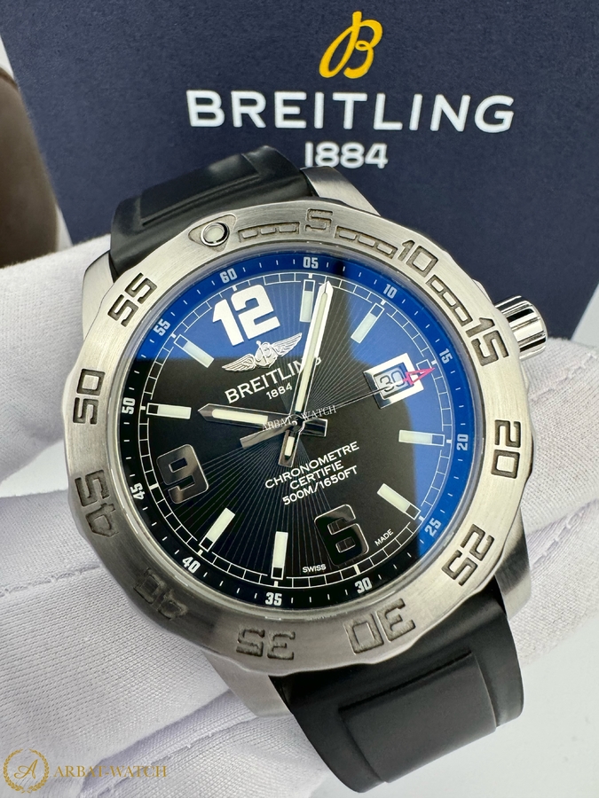 Breitling Colt 44 mm Black Dial A74387 - Швейцарские часы Breitling Colt 44 mm Black Dial A74387