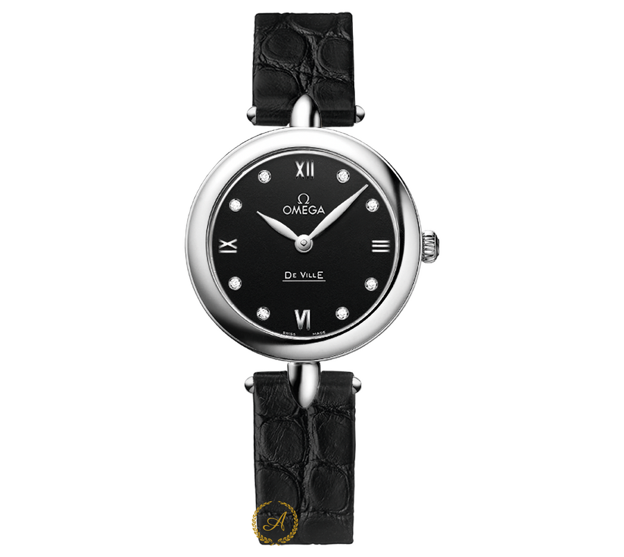 Omega De Ville Prestige Black Diamonds Dial 27,4 mm