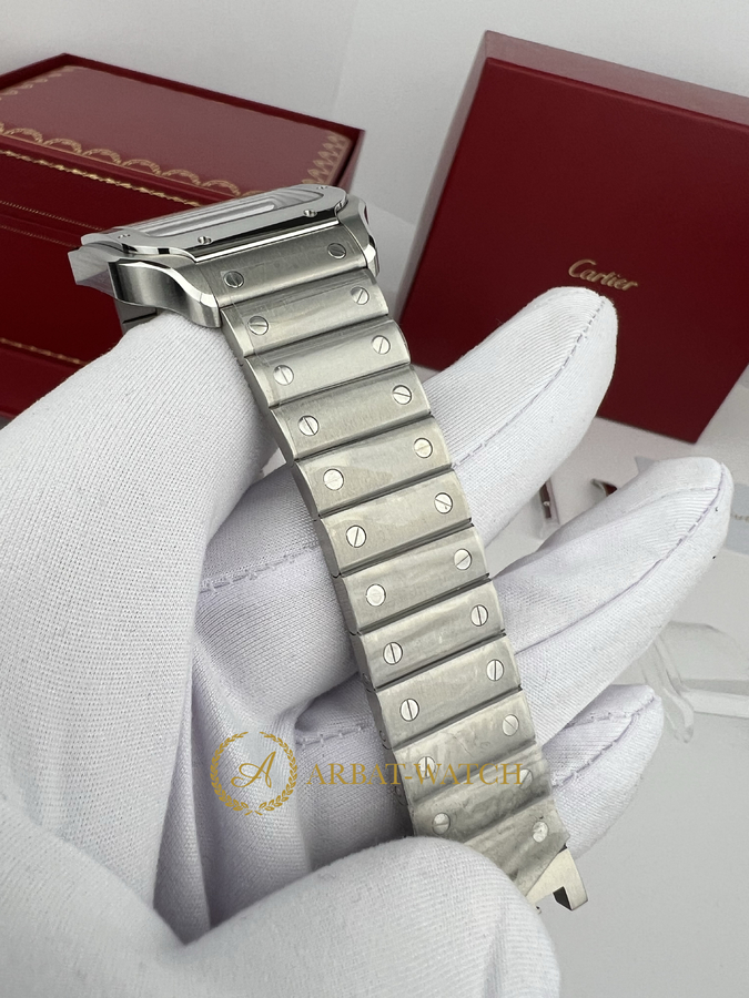 Cartier Santos De Cartier Large Automatic Blue Dial 47,5 x 39,8 mm WSSA0071
