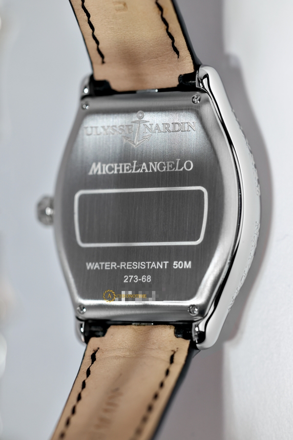 Ulysse Nardin Michelangelo Gigante Chronometer Black Roman Dial 38 x 43 mm 273-68/412