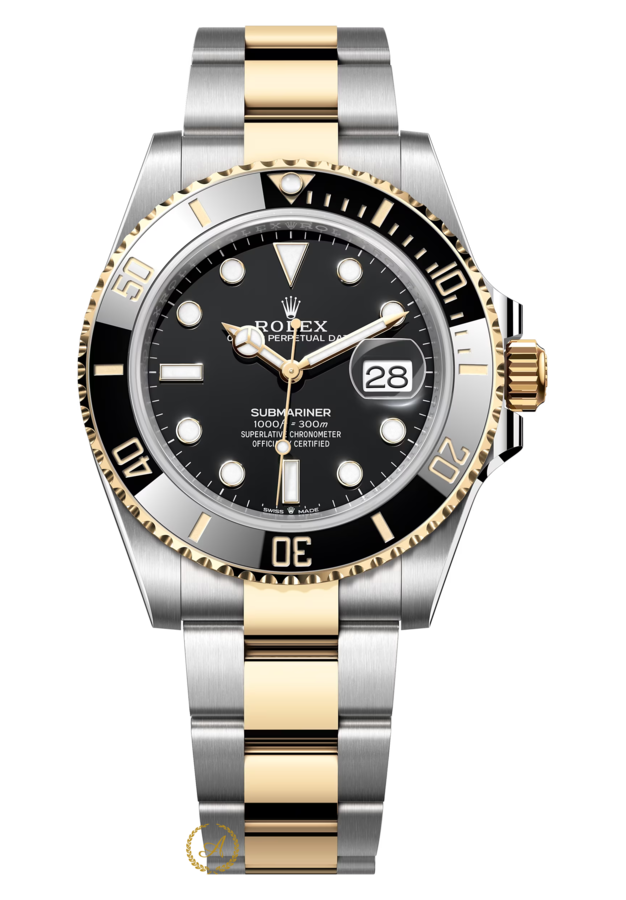 Rolex Submariner Date 41 mm Yellow Rolesor Black Dial 126613LN 
