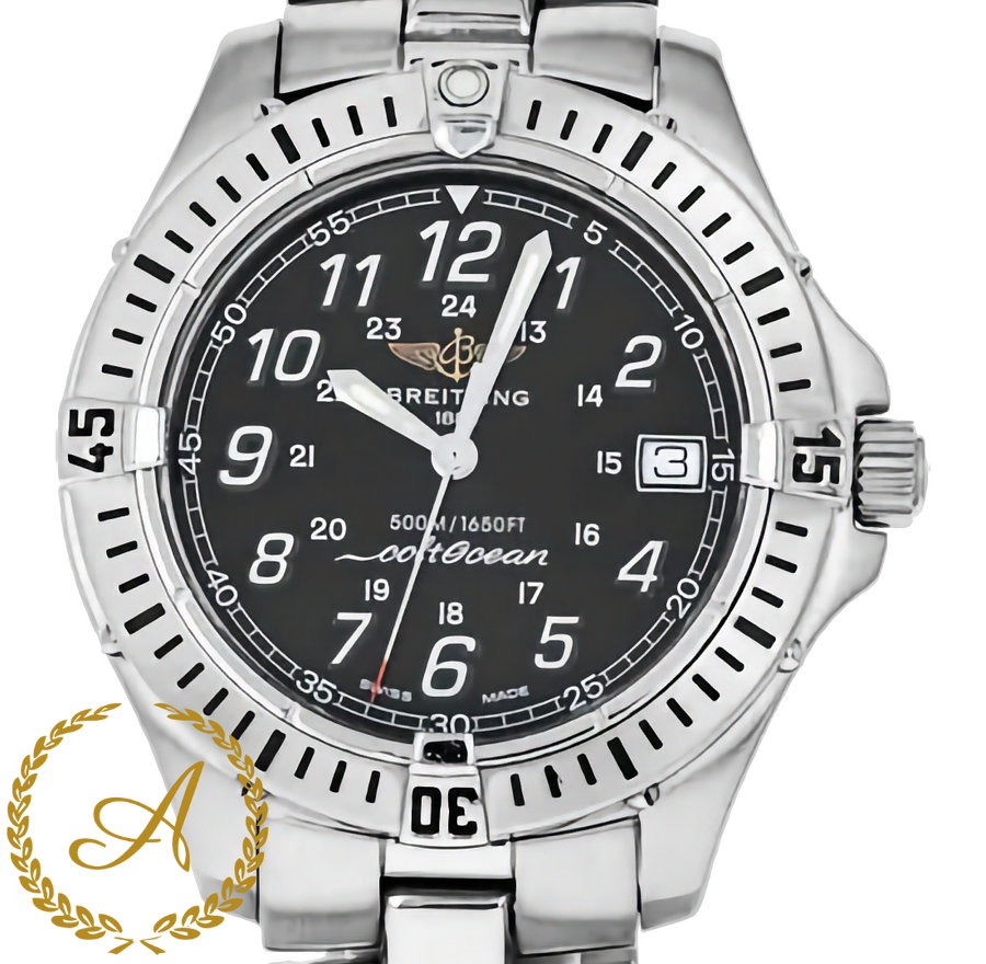 Breitling Colt Ocean Black Dial 38 mm A64350