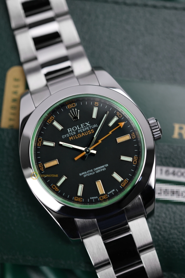 Rolex Milgauss 40 mm Oystersteel Black Dial 116400GV