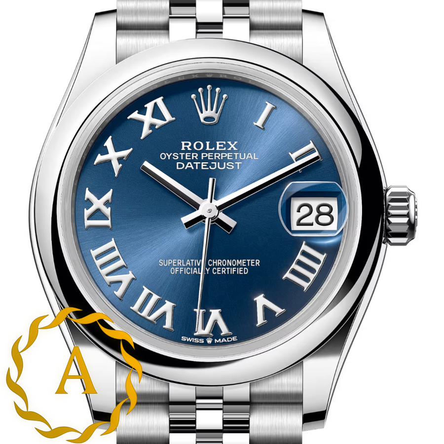 Rolex Datejust 31 mm Oystersteel Bright Blue Dial 278240 Jubilee