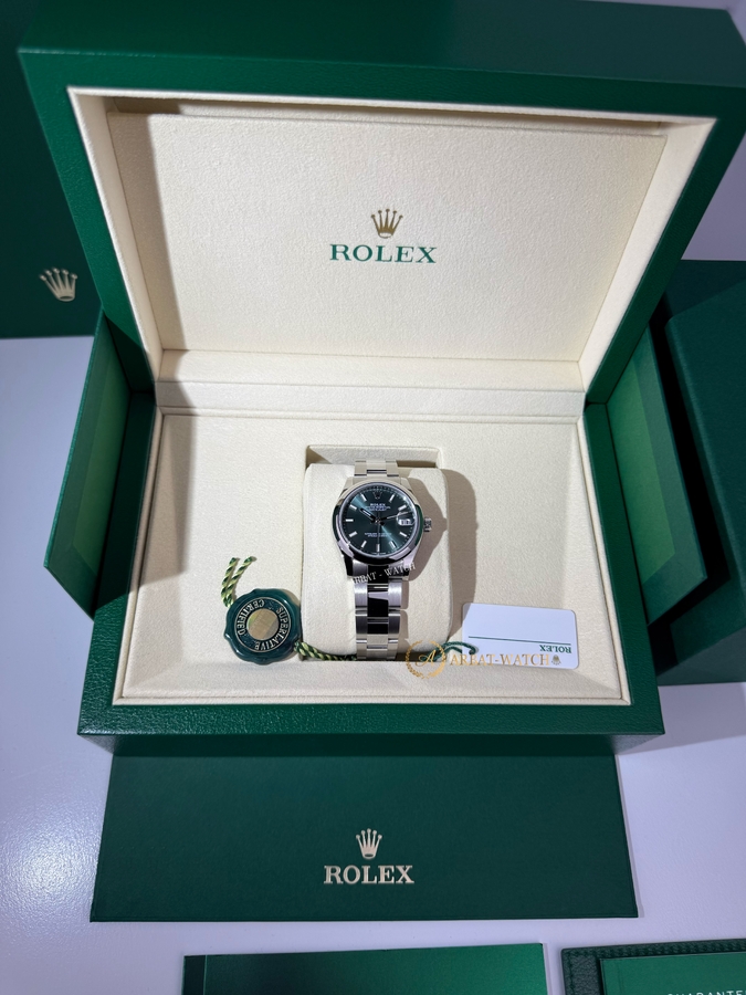 Rolex Datejust 31 mm Oystersteel Mint Green Dial 278240