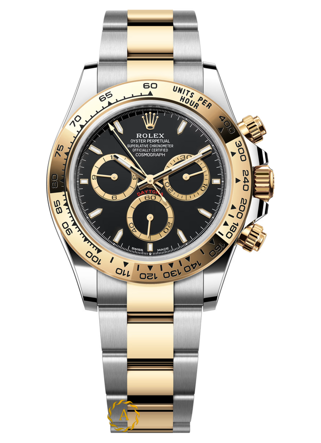 Rolex Cosmograph Daytona 40 mm Yellow Rolesor Black Dial 126503