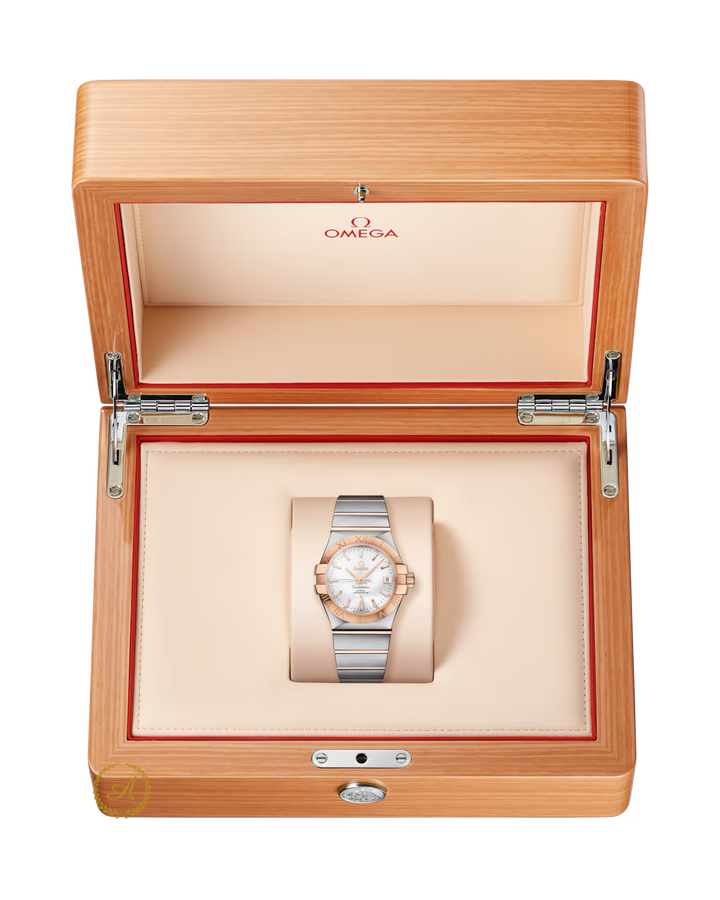 Omega Constellation Co-Axial Chronometer Silver Dial Steel/Rose Gold 35 mm 123.20.35.20.02.001