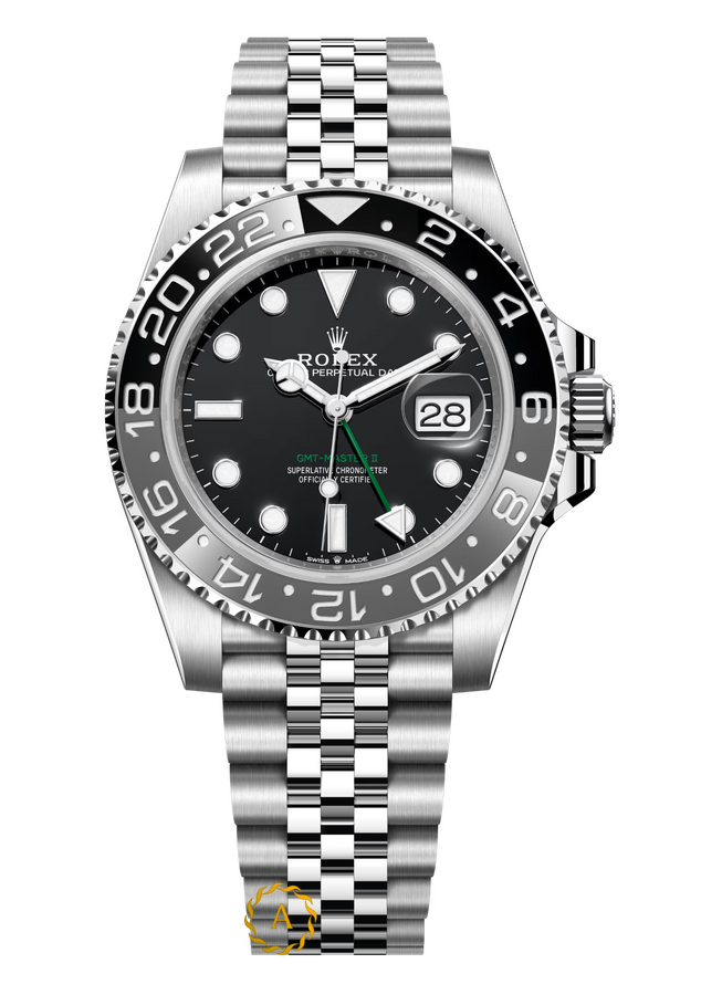 Rolex GMT-Master II «Bruce Wayne» 40 mm Oystersteel Black Dial 126710GRNR Jubilee
