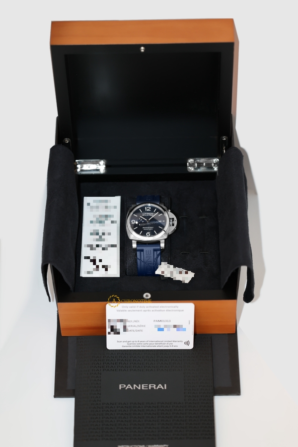 Panerai Luminor Marina 44 mm Stainless Steel Blue Dial PAM01313 - Швейцарские часы Panerai Luminor Marina 44 mm Stainless Steel Blue Dial PAM01313
