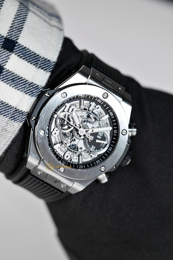 Hublot Big Bang Unico Titanium Black Skeleton Dial 44 mm 421.NX.1170.RX