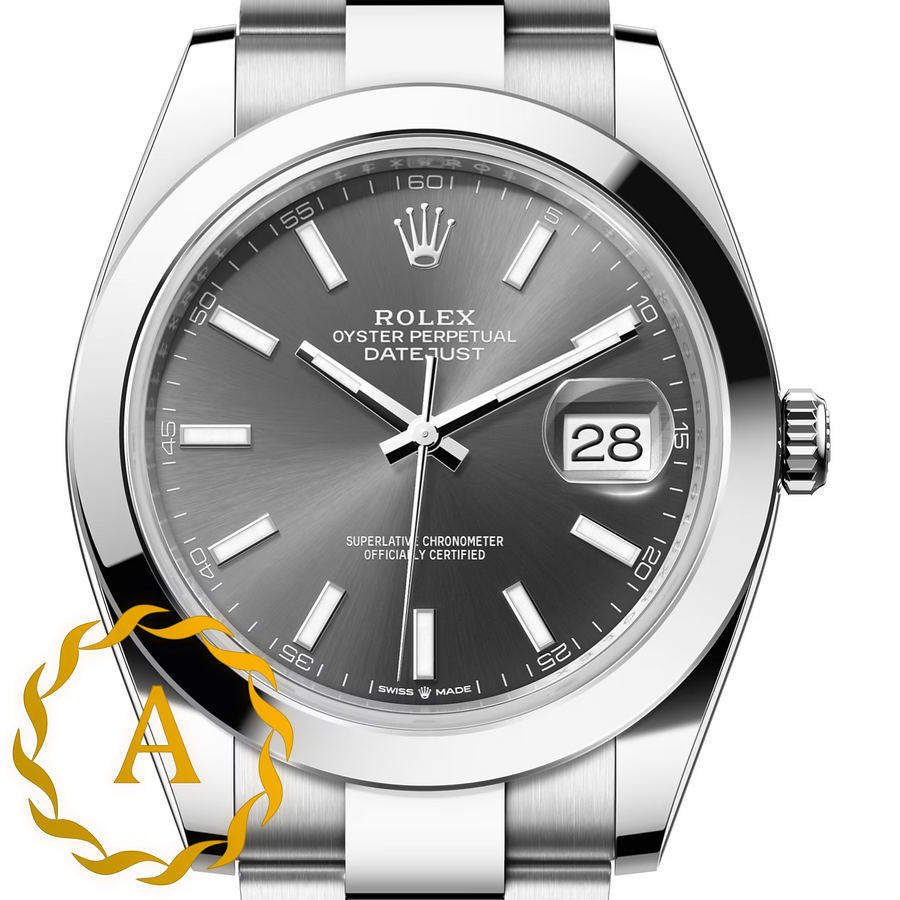 Rolex Datejust 41 mm Oystersteel Slate Dial 126300 - Швейцарские часы Rolex Datejust 41 mm Oystersteel Slate Dial 126300