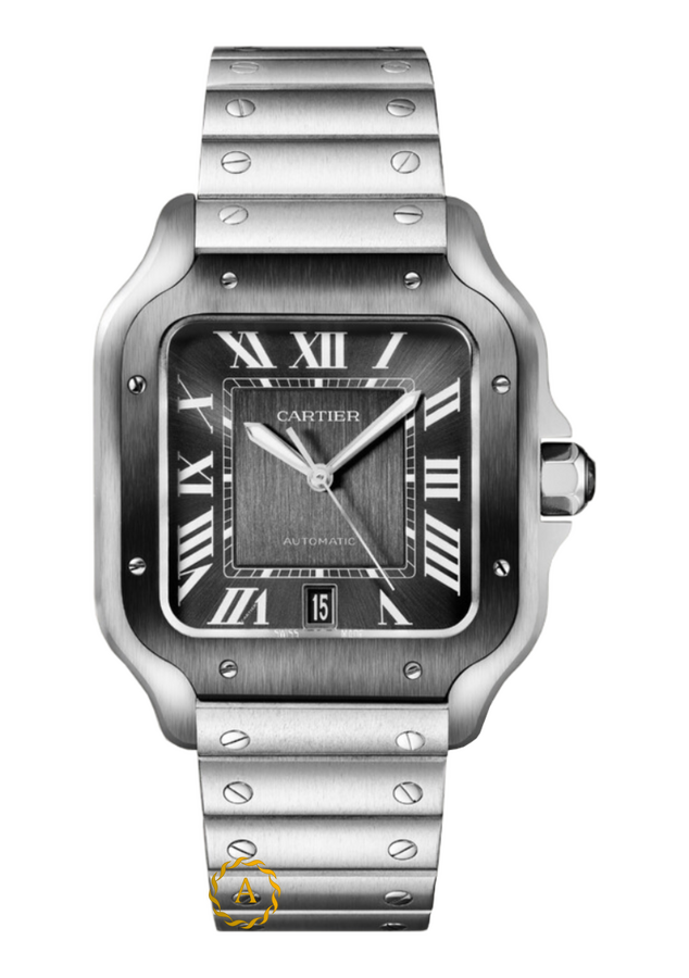 Cartier Santos De Cartier Large Automatic Grey Dial 47,5 x 39,8 mm WSSA0037