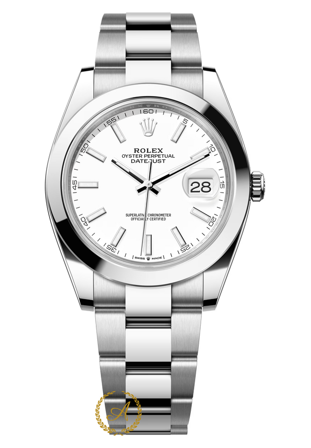 Rolex Datejust 41 mm 126300 White Dial