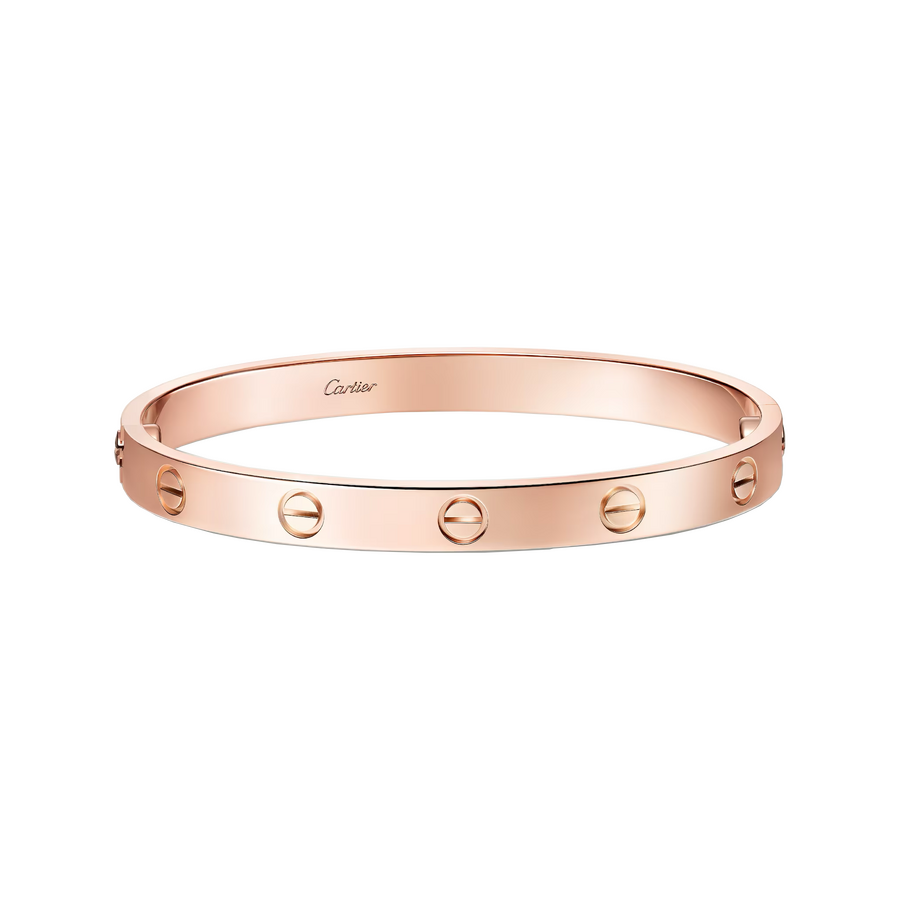 Браслет Cartier Love Rose Gold Size 17 B6067417