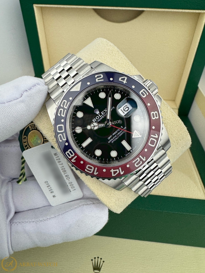 Часы Rolex GMT-Master II «Pepsi» 40 mm Oystersteel Black Dial 126710BLRO Jubilee