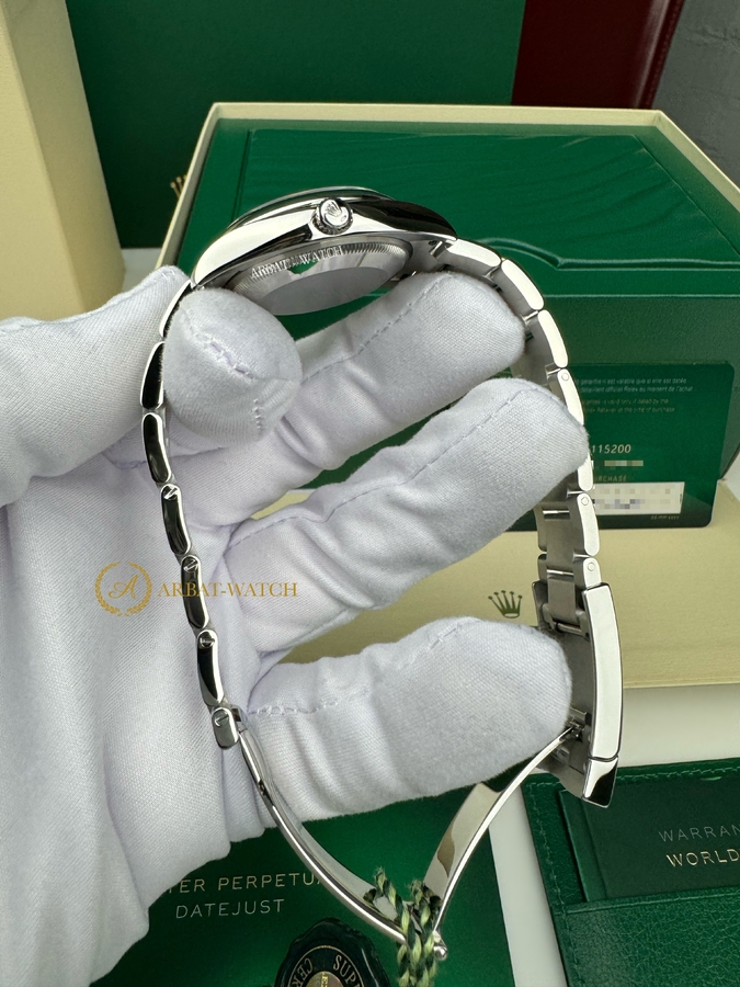 Rolex Oyster Perpetual Date Blue Dial 34 mm 115200