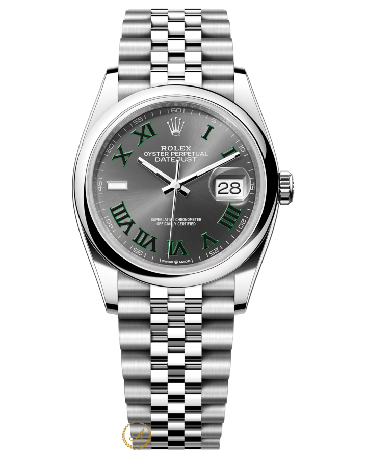 Rolex Datejust 36, 126200 Wimbledon Jubilee - Швейцарские часы Rolex Datejust 36, 126200 Wimbledon Jubilee