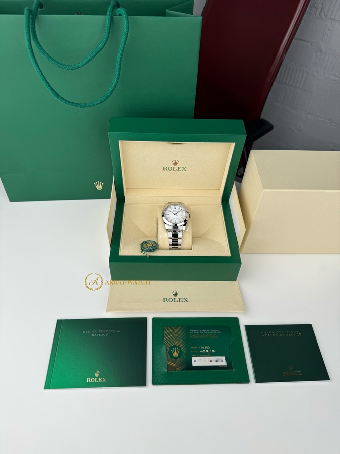 Rolex Datejust 41 mm 126300 White Dial