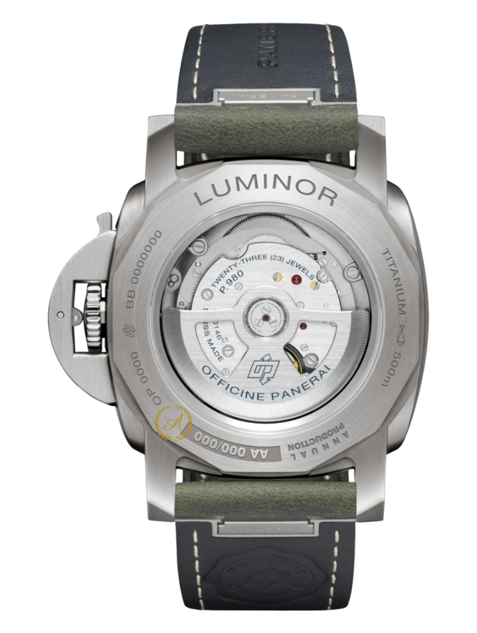 Panerai Luminor Marina Titanio Green Dial 44 mm PAM03325 - Швейцарские часы Panerai Luminor Marina Titanio Green Dial 44 mm PAM03325