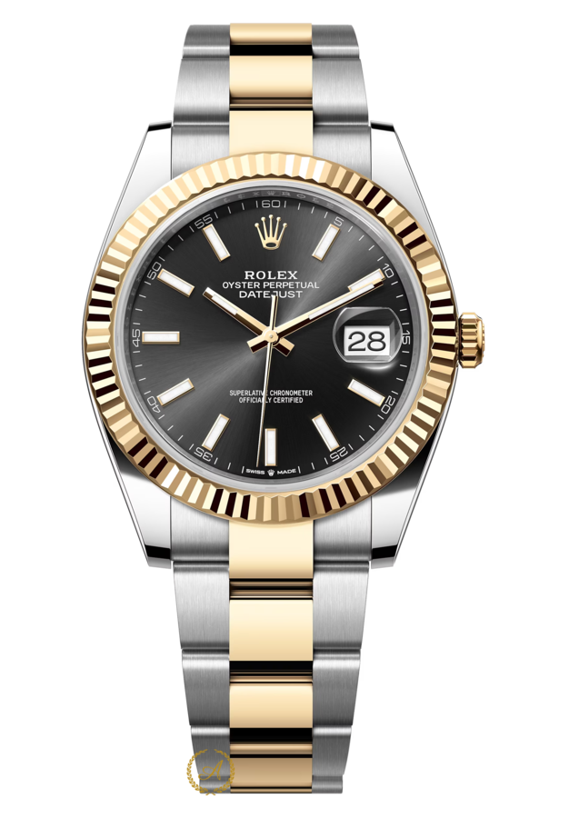 Rolex Datejust 41 мм 126333 Black Bicolor Yellow Rolesor
