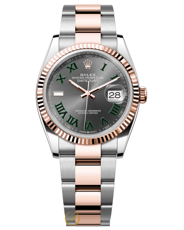 Rolex Datejust 36 mm 126231 Wimbledon Everose Rolesor