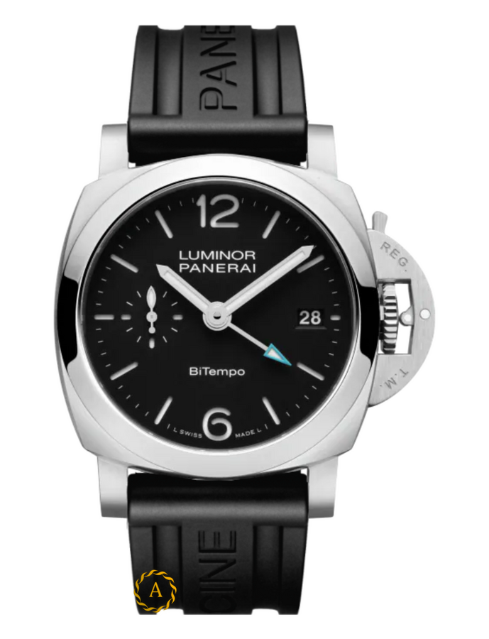 Panerai Luminor GMT 40 mm Stainless Steel Black Dial PAM01365